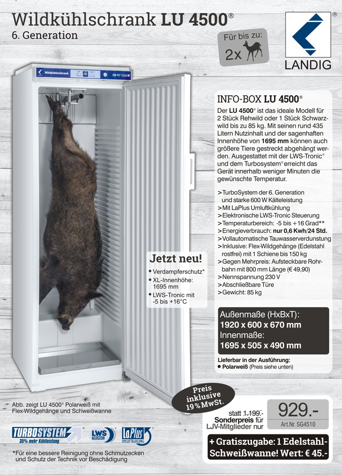 LU 4500 - zum LJV-Sonderpreis bestellen!