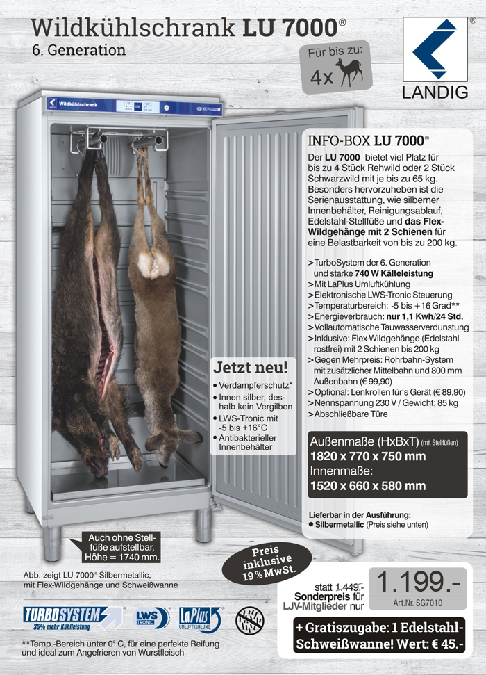 LU 7000 - zum LJV-Sonderpreis bestellen!