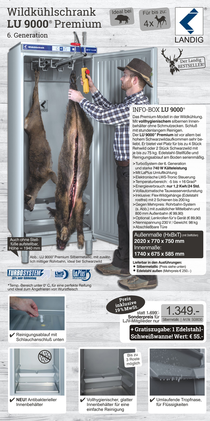 LU 9000 Premium - zum LJV-Sonderpreis bestellen!