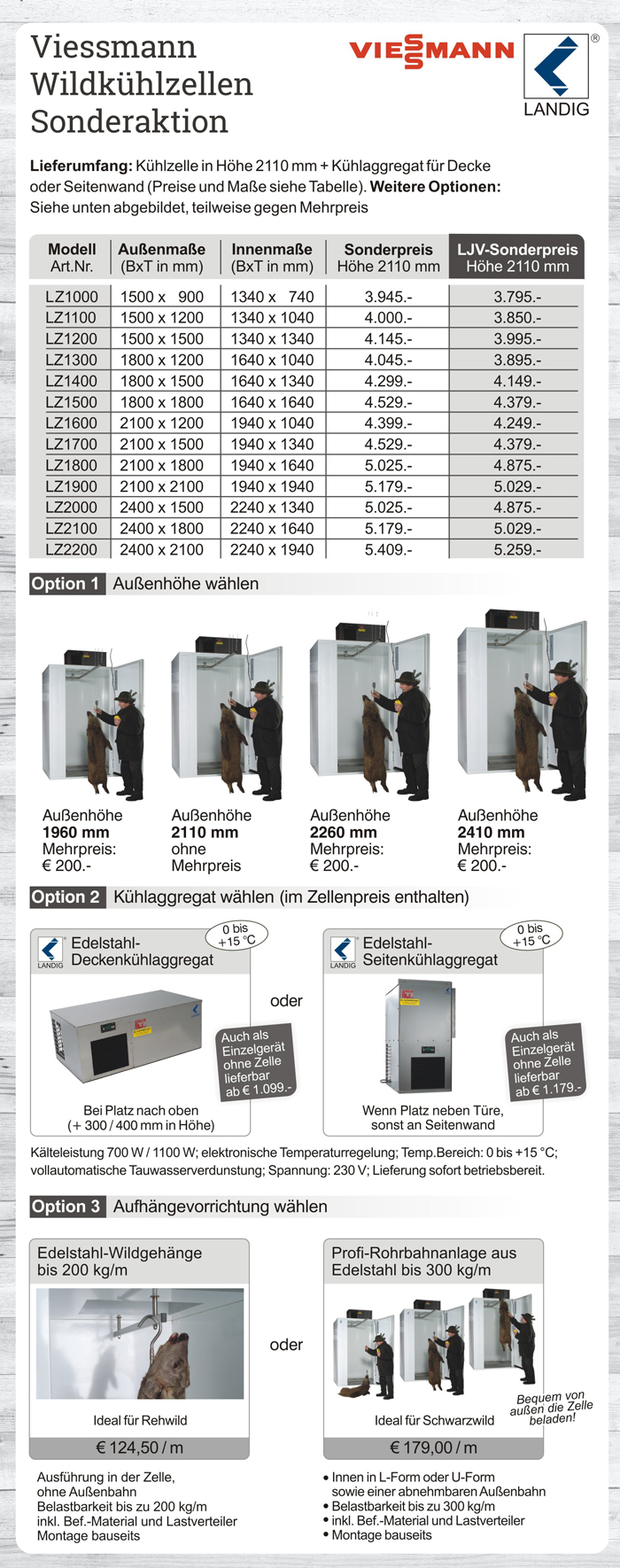 Jetzt eine Wildk�hlzelle beim Marktf�hrer bestellen!