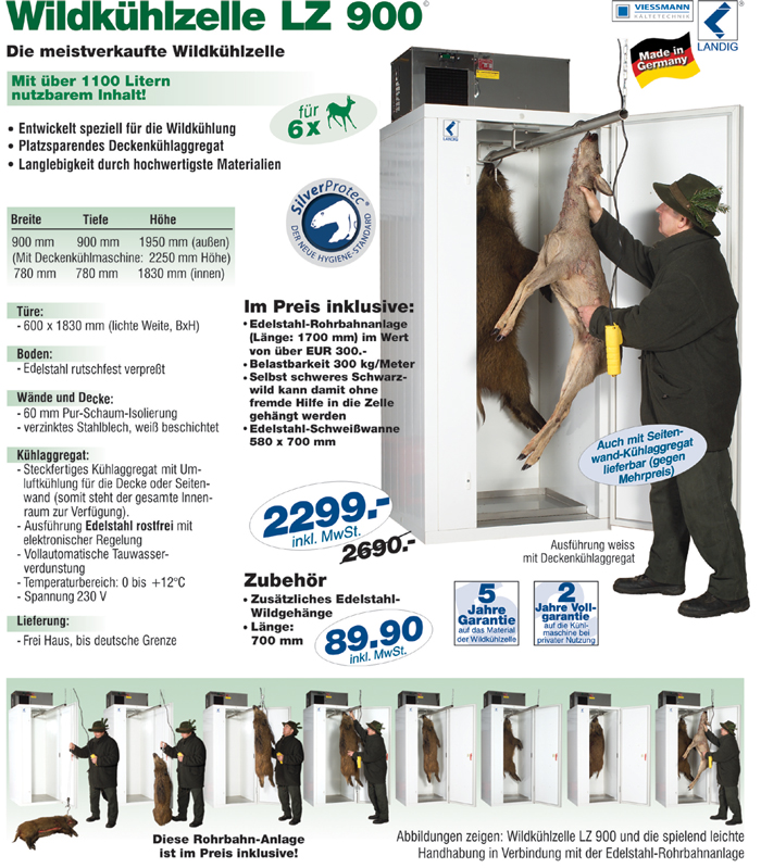 Wildk&uuml;hlzelle LZ 900