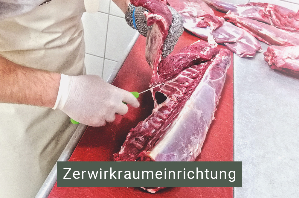 Zerwirkraumeinrichtung