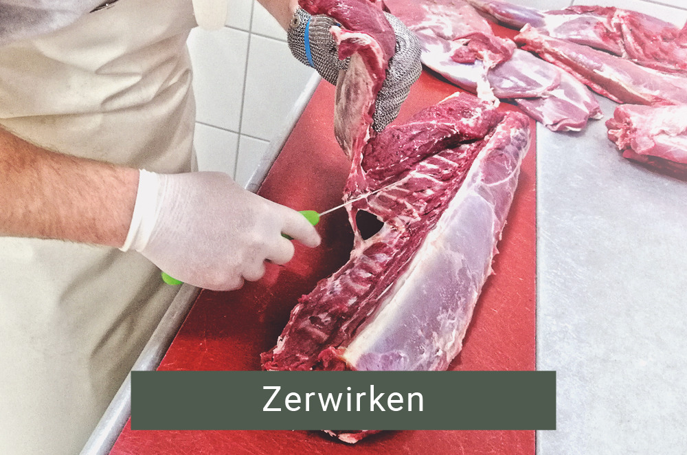 Zerwirkraumeinrichtung